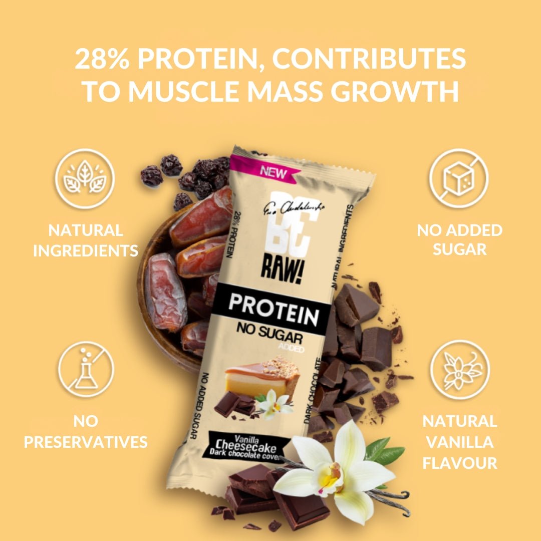 15x Protein 28% Bar - Vanilla Cheesecake dark chocolate covered 40g