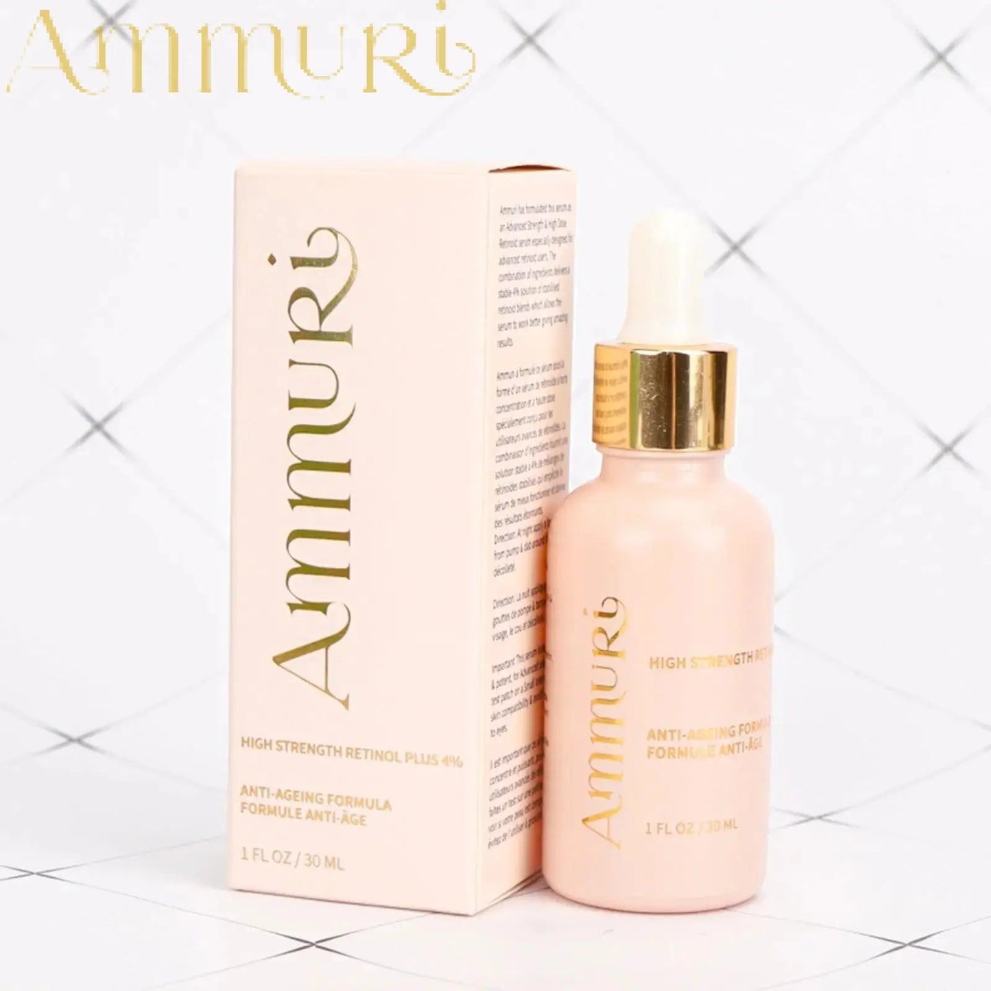 Ammuri High Strength 4% Retinol Serum Plus – Anti-Aging & Dark Spot Corrector