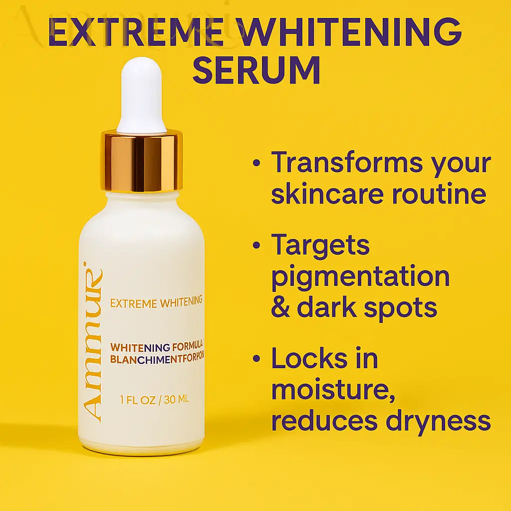Ammuri Premium Whitening Serum 30ml β Kojic Acid + Tranexamic Acid | Dark Spot & Pigmentation Corrector