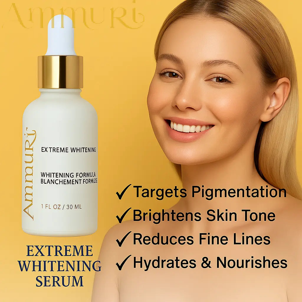 Ammuri Premium Whitening Serum 30ml β Kojic Acid + Tranexamic Acid | Dark Spot & Pigmentation Corrector
