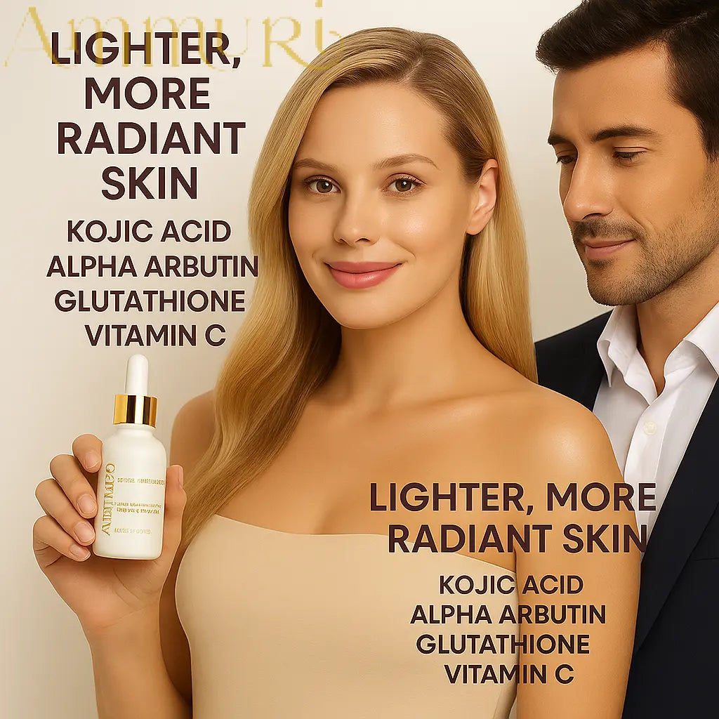Ammuri Premium Whitening Serum 30ml β Kojic Acid + Tranexamic Acid | Dark Spot & Pigmentation Corrector