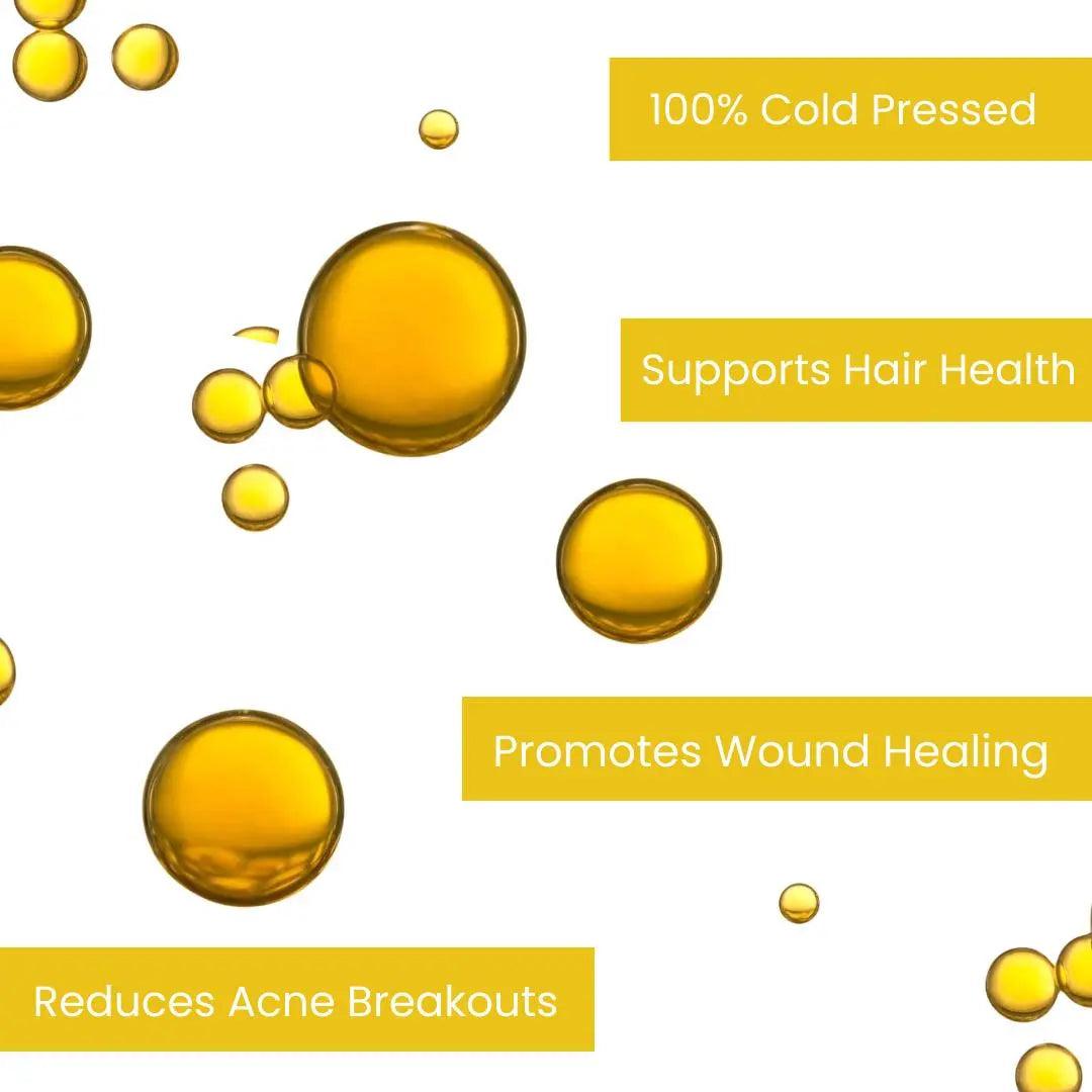 Ammuri Pure Black Seed Oil 100% Cold Pressed – Nigella Sativa | Super Antioxidant for Skin, Hair, Immunity & Joint Support