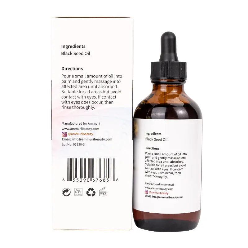 Ammuri Pure Black Seed Oil 100% Cold Pressed – Nigella Sativa | Super Antioxidant for Skin, Hair, Immunity & Joint Support