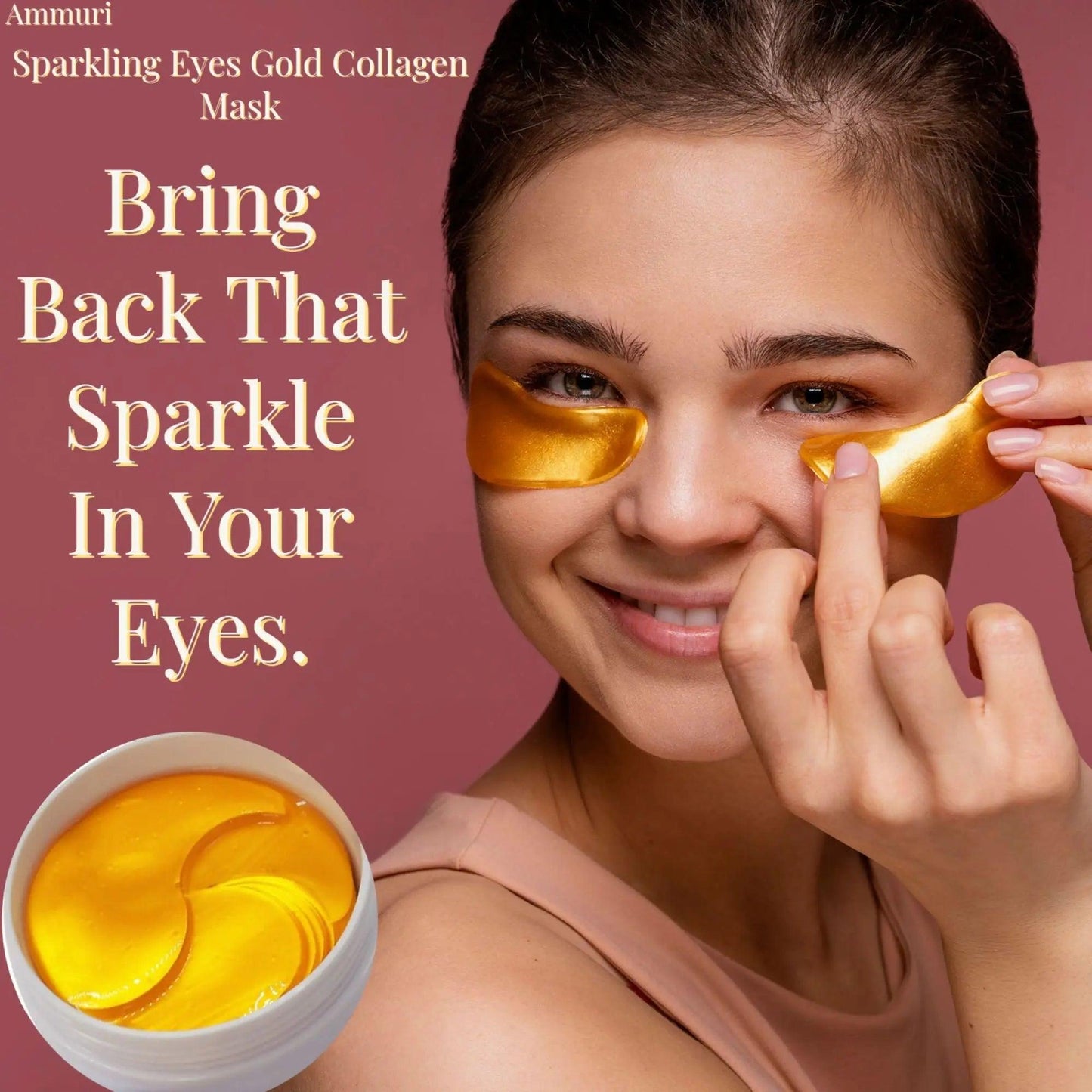Ammuri 24k Gold Eye Mask for Dark Circles Treatment