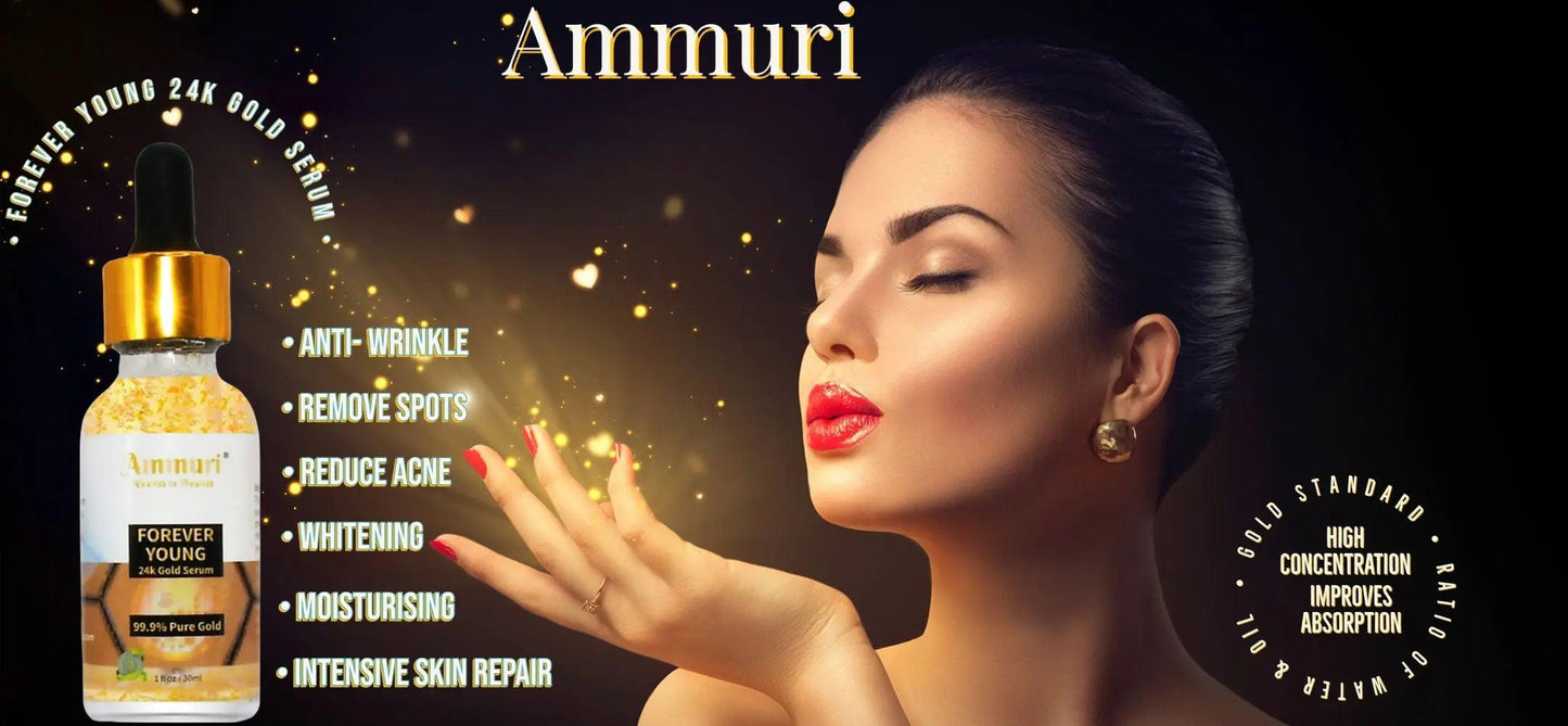 Ammuri 24k Gold Face Serum for Radiant Skin