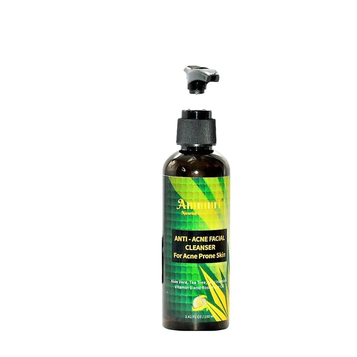 Ammuri Anti Acne Facial Cleanser for Acne Prone Skin