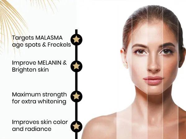 Ammuri Premium Whitening Serum 30ml β Kojic Acid + Tranexamic Acid | Dark Spot & Pigmentation Corrector
