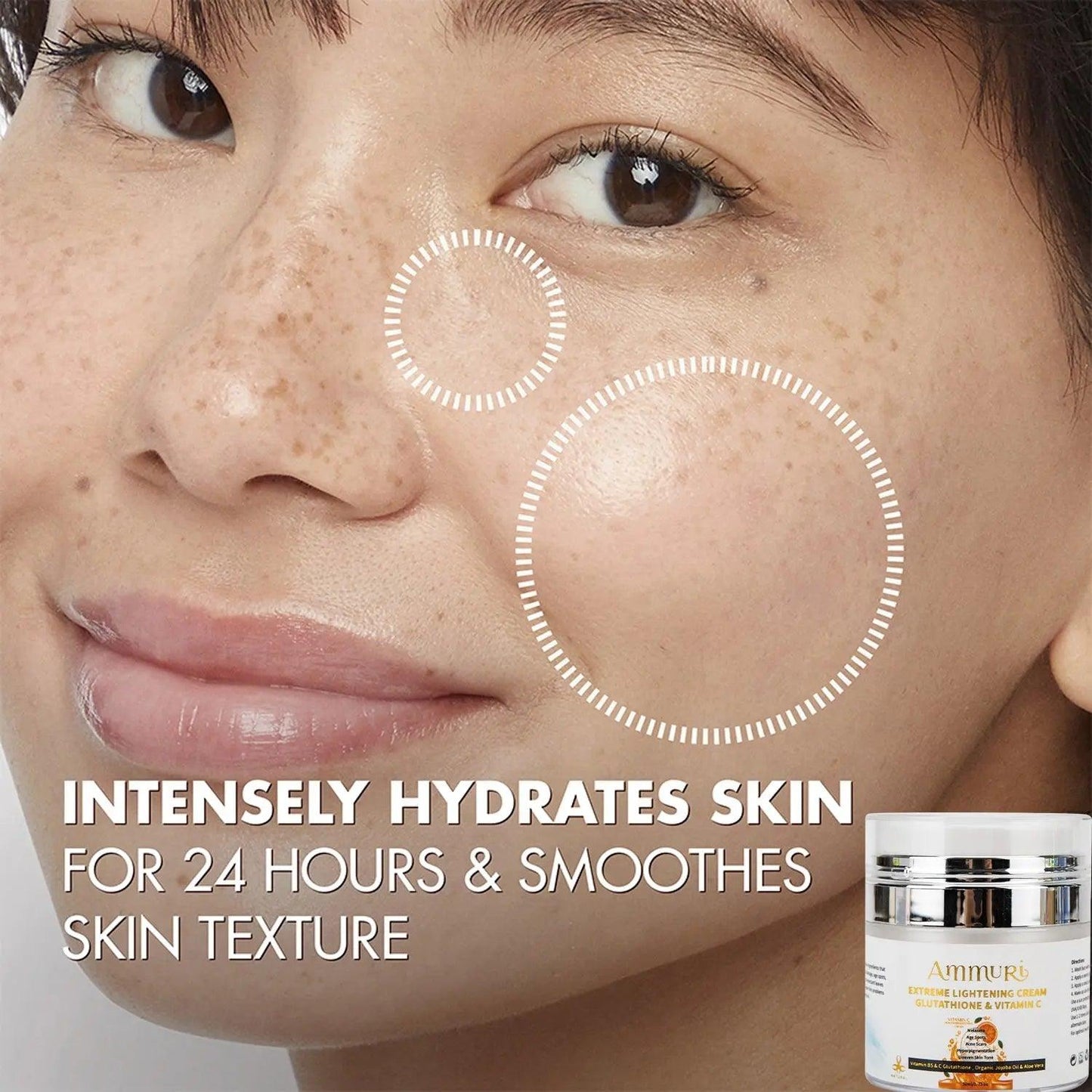 Ammuri Skincare Lightening Cream with Vitamin C & Glutathione