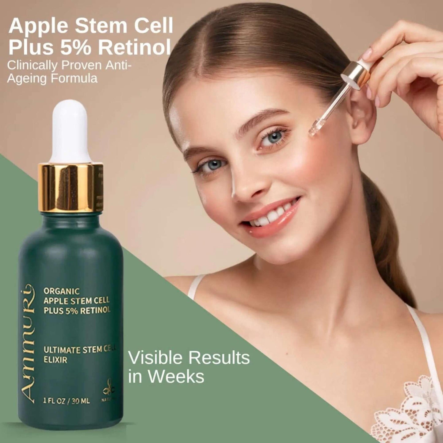 Ammuri Radiant Skin Serum Set with Retinol & SPF 50 Vitamin C