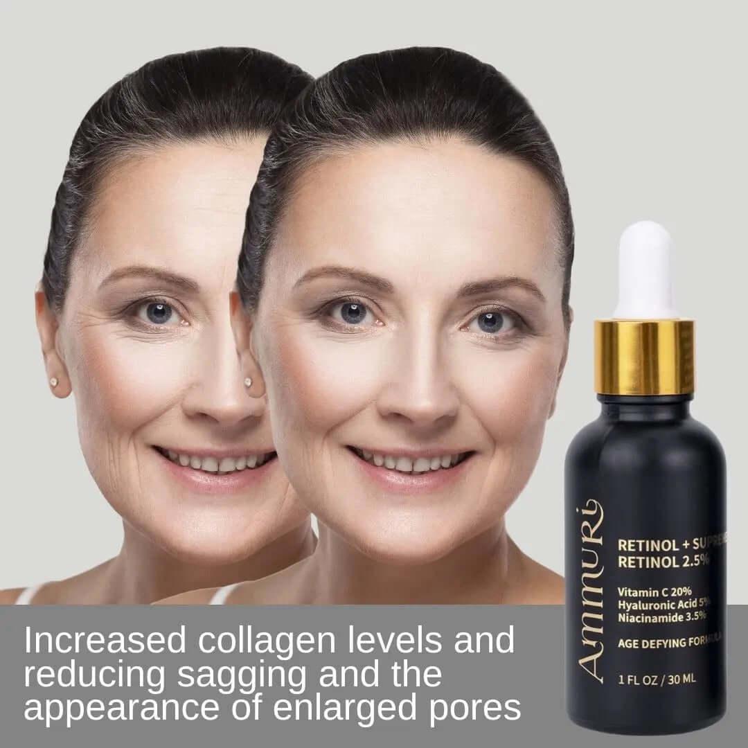 Ammuri Radiant Skin Serum Set with Retinol & SPF 50 Vitamin C