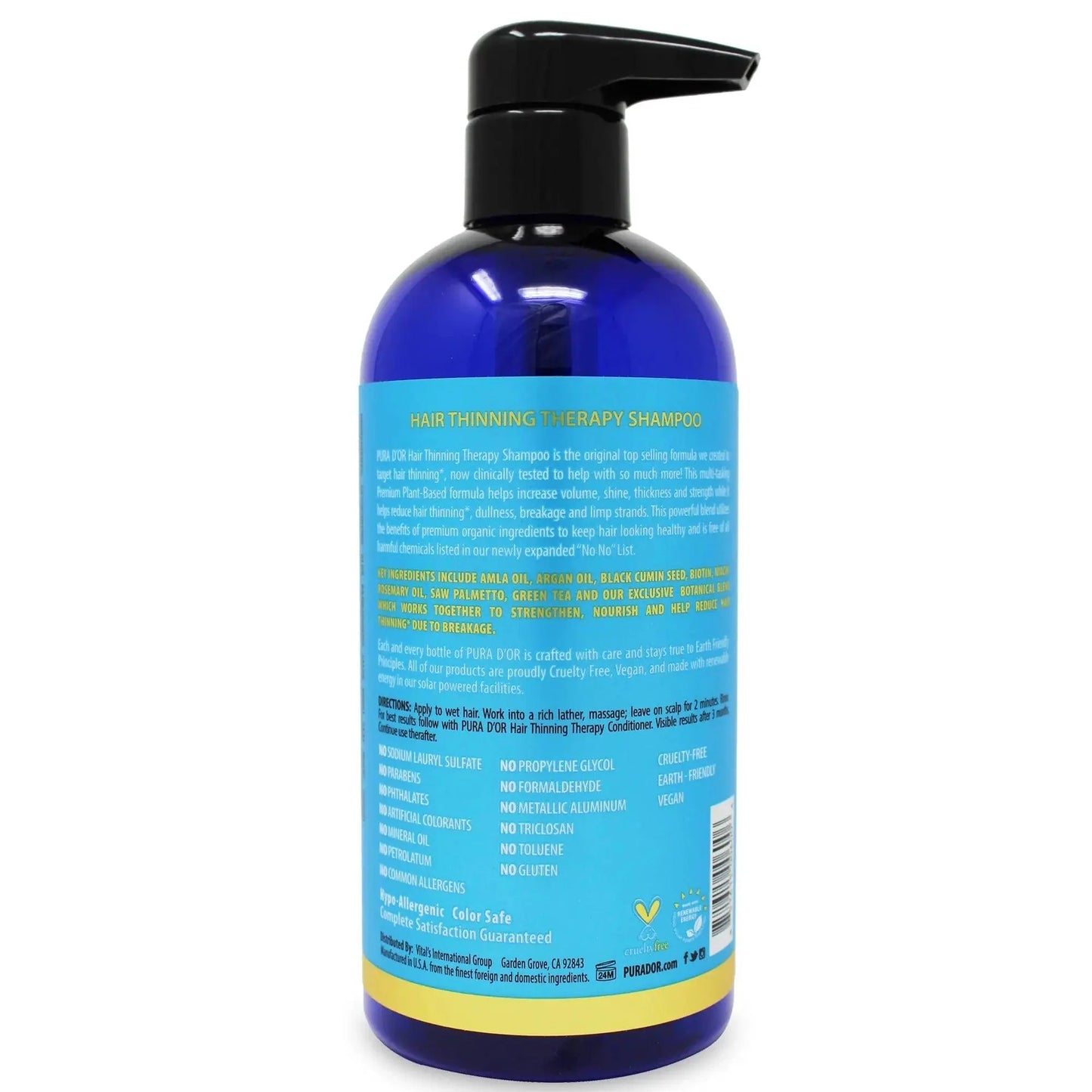 PURA D OR Shampoo for Hair Thinning Therapy