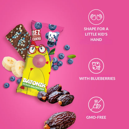 16x Kids Bubble gum bar 25g