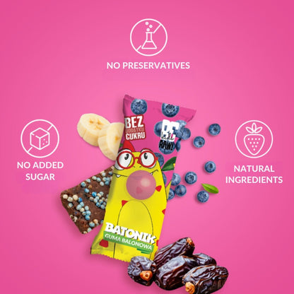 16x Kids Bubble gum bar 25g