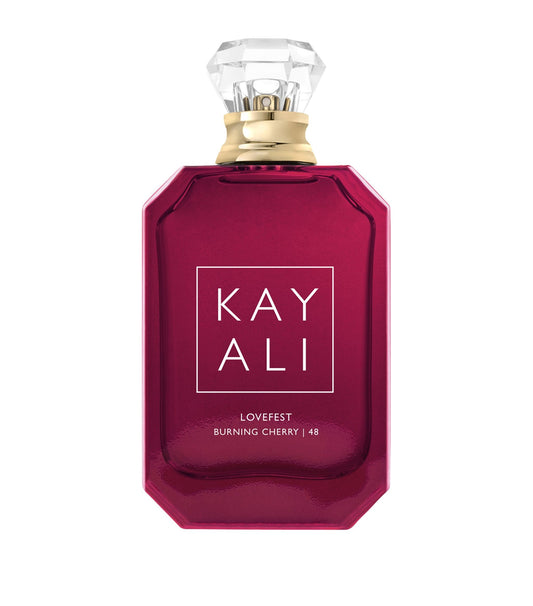 HUDA BEAUTY Kayali LoveFest Burning Cherry 48 Eau de Parfum