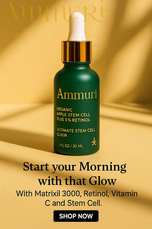Ammuri Retinol Serum 5% + Apple Stem Cell – Anti-Aging, Acne, Dark Spot Care 30ml