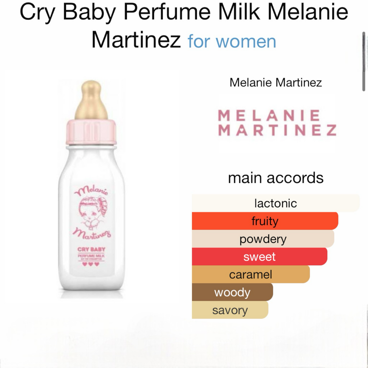 Cry Baby Perfume Milk by Melanie Martinez EAU De PARFUM