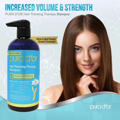 PURA D OR Shampoo for Hair Thinning Therapy