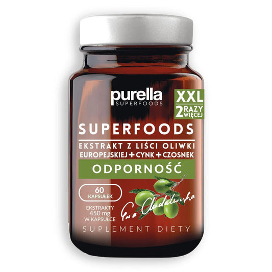 Food Supplement European Olive Leaf extract +Zinc +Garlic 60capsules