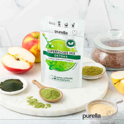 Superfoods mix Detox - Baobab, Spirulina, Chlorella 40g